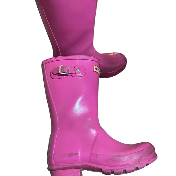 Hunter Original Rain Boots Pink Size 13 Girl